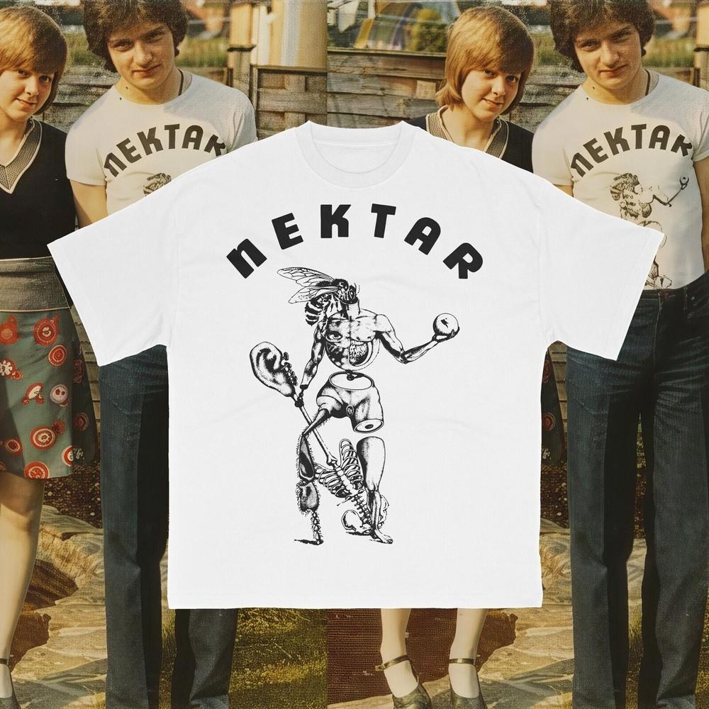 Nektar T Shirt as worn by by Ian Curtis of Joy Division, Retro Vintage Band Tee Unisex T-Shirt S