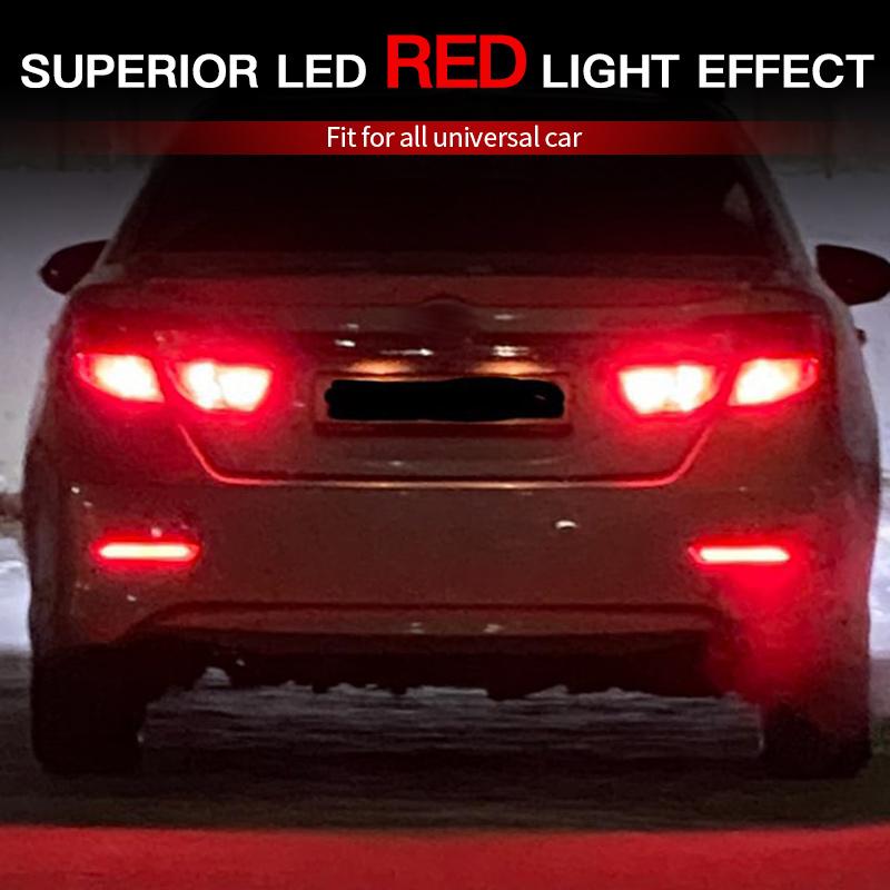 Car LED Rear Bumper Reflector Brake lamp For Toyota RAV4 Harrier Sienna EZ Alphard Aygo Mark X Lexus IS-F GX470 RX300 5630 NX RC