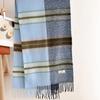 Classic Tassels Warm Stripe Shawl Thickened Blanket Scarf Cozy Wrap Scarf  Autumn Winter
