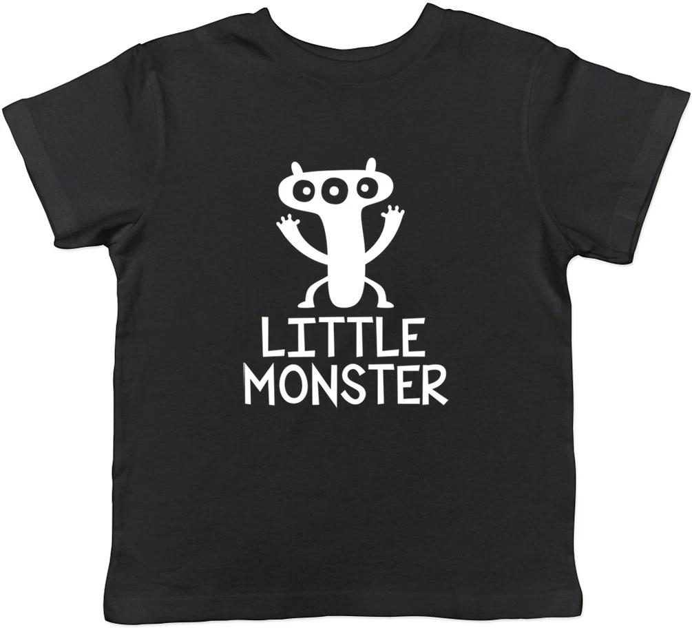 Little Monster Boys Girls Kids Childrens T-Shirt 140