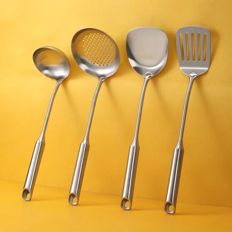 Zhishi 304 Stainless Steel Spatula & Ladle Set