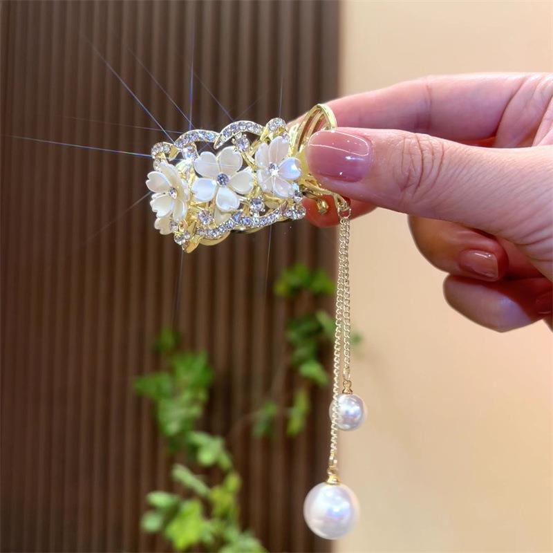 

Заколка для волос «Голубой кит» для хвоста на затылке One Size