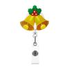 Snowman Elk Christmas Badge Reel Santa Claus ID Card Holder  Doctor Student