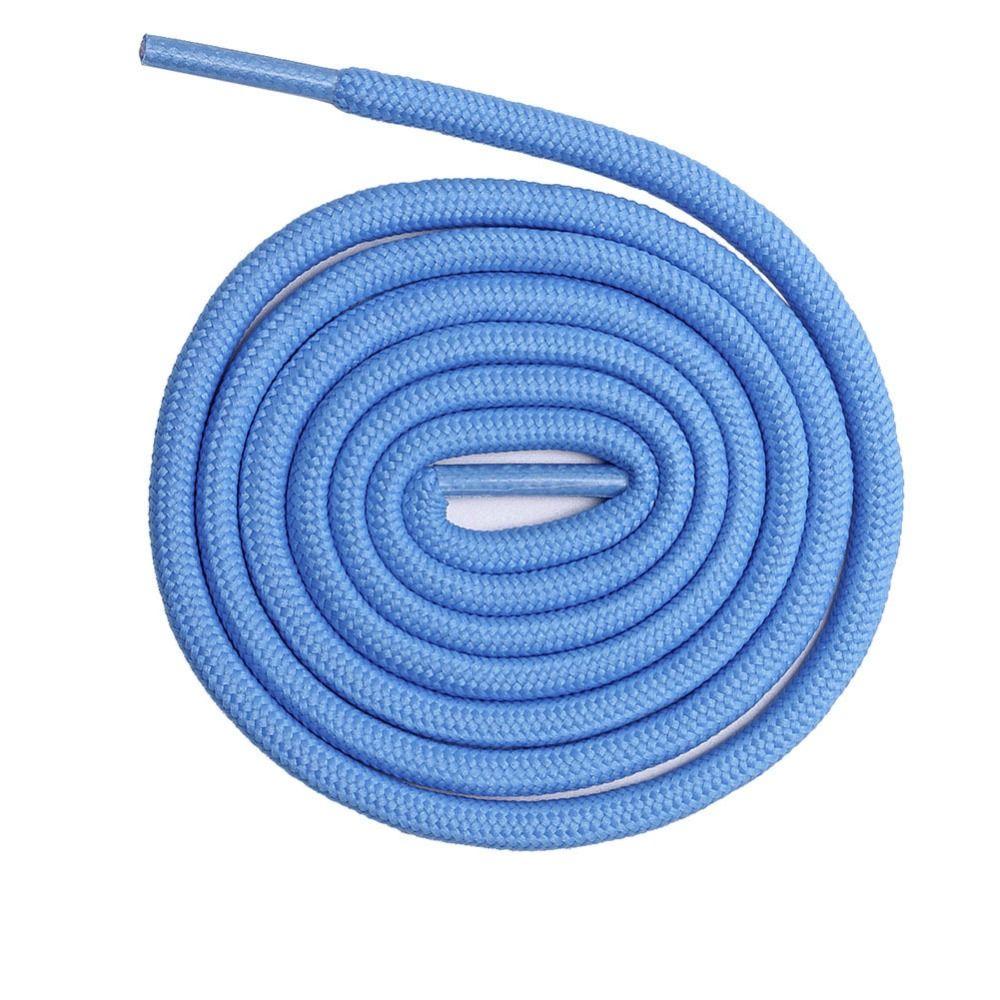 1 пара 4 мм круглые шнурки для обуви прочные цветные шнурки новые шнурки для кроссовок походных ботинок 120 cm синий