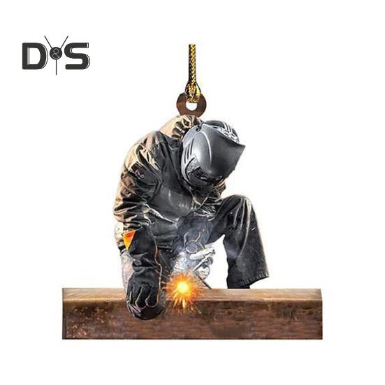 

Зварювальник Автомобіль Висячі Орнаменти Мультфільм Акриловий Інтер’єр Автомобіля Підвіска Домашній Рюкзак Декор Настін для вітальні 9