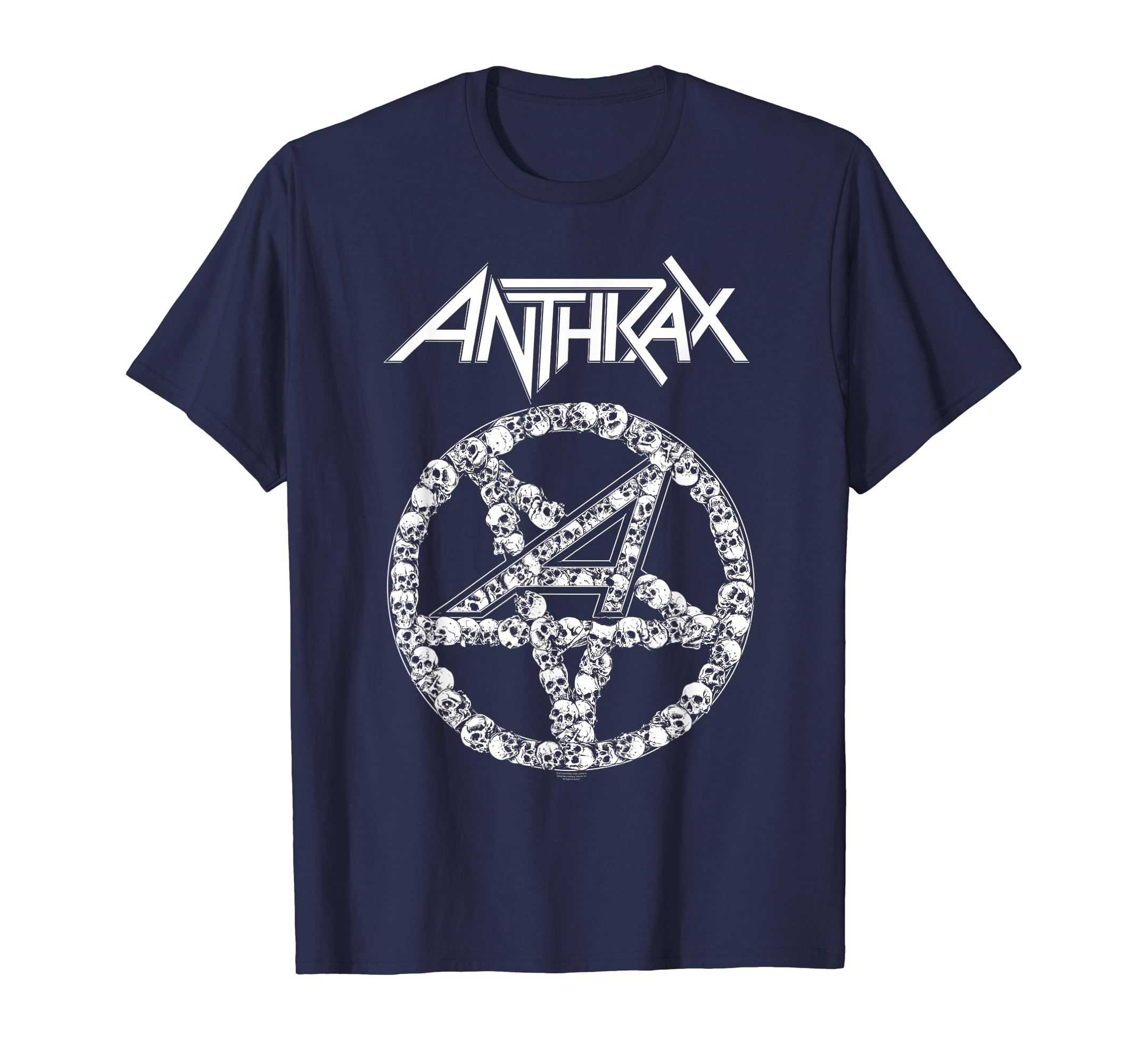 

Anthrax - Футболка с состаренным принтом Skull Pentagram