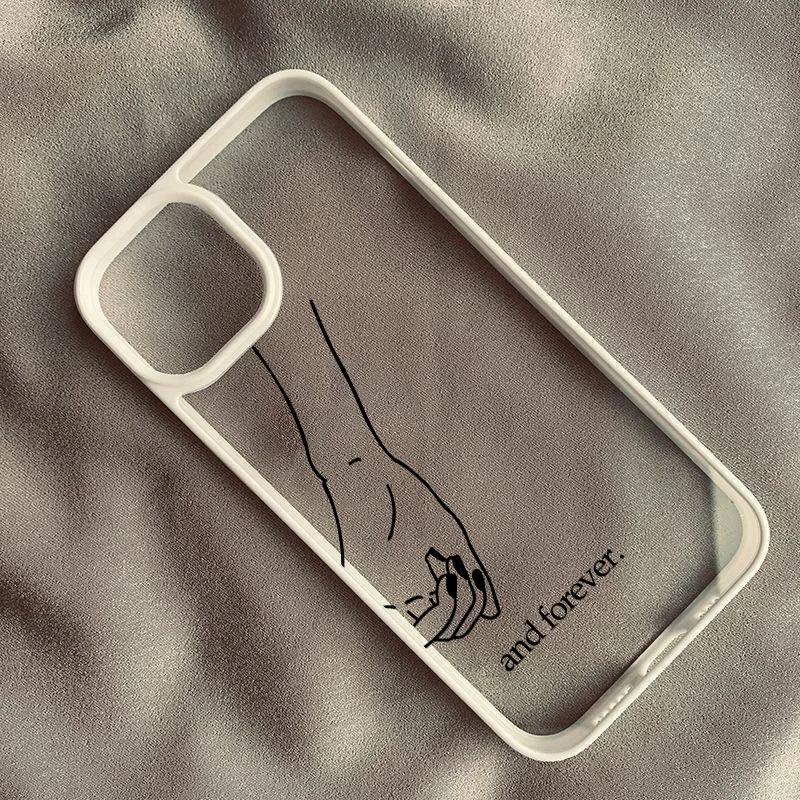 

Чехол для телефона Girls Bff Best Friends Forever Always для IPhone 15 14 13 11 Pro XS MAX 16 8 Plus X XR 17 12 Mini Милый чехол для пар iPhone 16