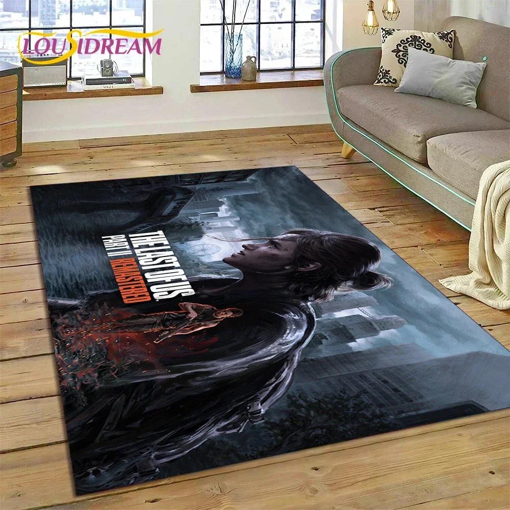 The Last of Us Horror Game TV Joel Pedro Carpet Rug for Bedroom Living Room Home Sofa Decoration,Child Large Decor Floor Mat