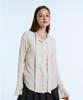 LARTIGENT L11 Tie Blouse(Beige)