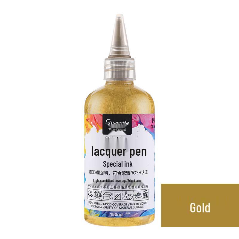 Oil-Based Colored Paint Marker Refill, 150ML Waterproof Ink