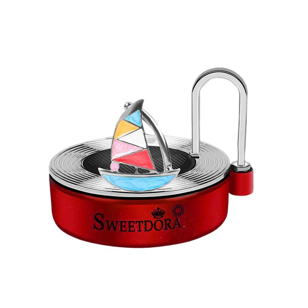 

Автомобильный солнечный освежитель воздуха для приборной панели, вращающийся на солнечной батарее, для автотрека, велосипеда, ароматерапия, энергосберегающий аромадиффузор, аксессуары для интерьера