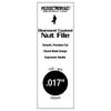 MUSIC NOMAD Diamond Coated Nut MN652 File, .017 inch,