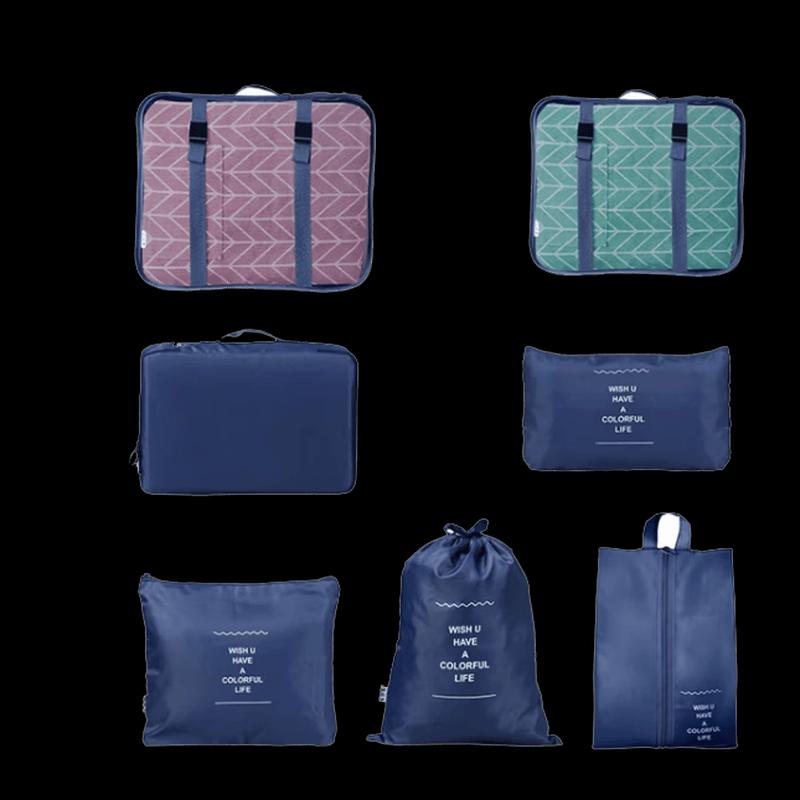 Portable Travel Storage Organizer Set
