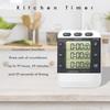 Square Design Kitchen Timer Digital Display Alarm Feature Countdown Timer Countdown Function 3-way Function Kitchen Alarm