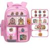 Oxford Cloth Cartoon Animal School Bag Multi-Compartments Capybara Student Bag Unisex