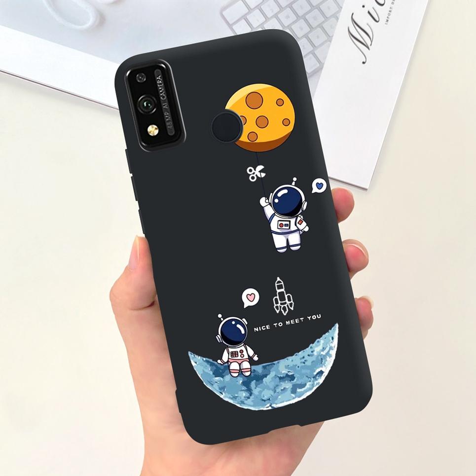 Soft Silicone Cases For Huawei Honor 9X lite Case JSN-L21 JSN-L22 JSN-L23 Coque Fundas Luxury Design Pattern Soft Silicone Etui