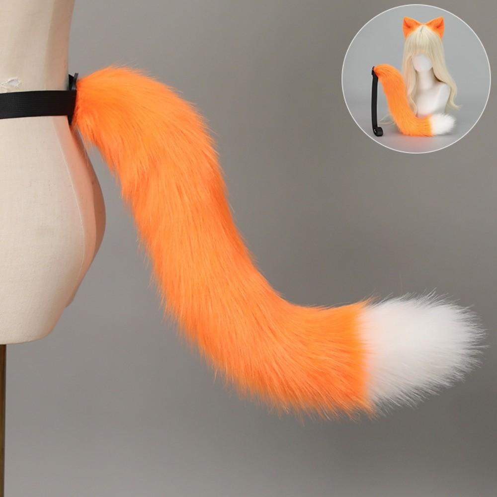 Plüsch-Katzenohren-Haarreif Realistische Tierohren Haarband Neues flauschiges Katzenohren- und Schwanz-Set Haaraccessoires