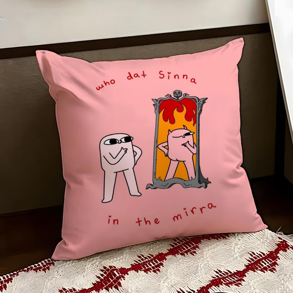 The BBean Cushion Cover Reversible Soft Durable Pillow Cover Home  Car MultiScene Use for Daily Comfort