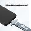 Mikro Usb/usb2.0 Konnektörleri X10 Model Plastik Metal 3'ü 1 arada OTG Dönüştürücü Adaptör