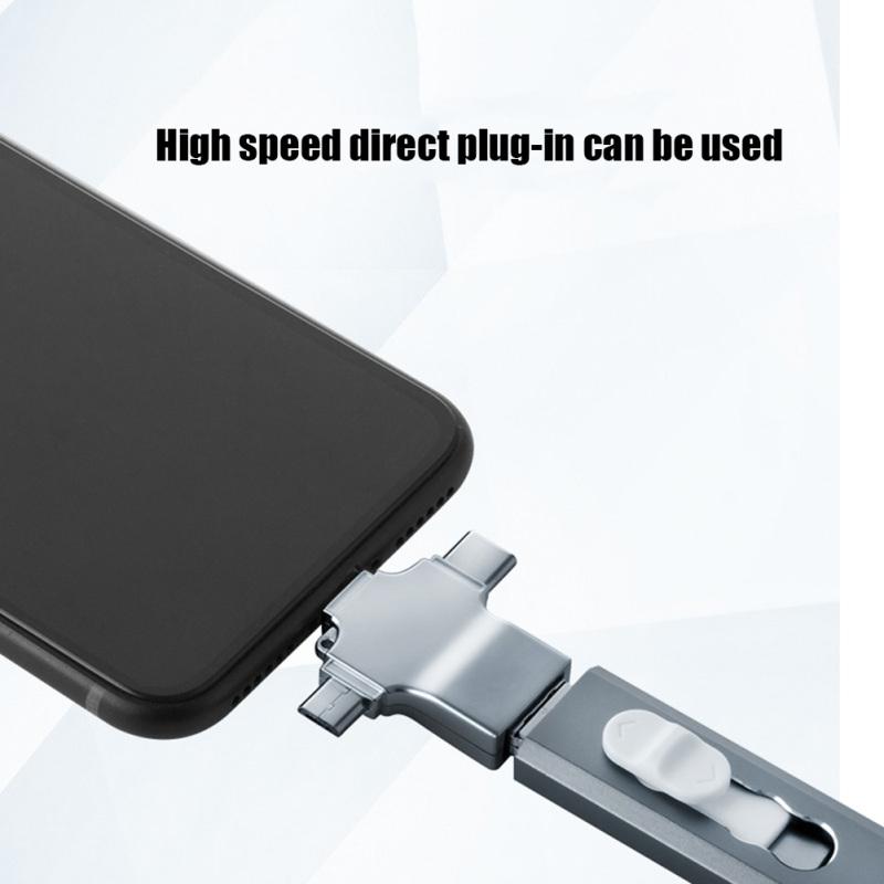 Mikro Usb/usb2.0 Konnektörleri X10 Model Plastik Metal 3'ü 1 arada OTG Dönüştürücü Adaptör