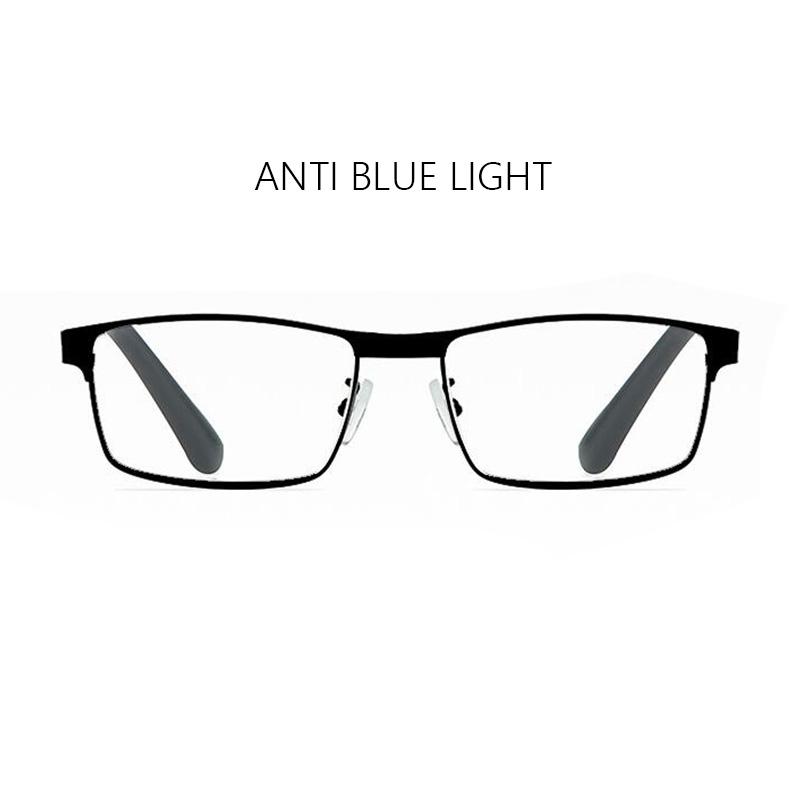 RBENN Stainless Steel Men Business Reading Glasses for Reader Mens Presbyopia Optical Eyeglasses +1.0 1.5 2.0 2.5 3.0 3.5 4.0