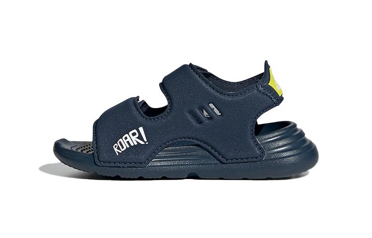 Adidas Swim Synthetic Leather Comfortable Low top Toddler Shoes Blue Infant And Toddler GX2442 20