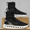 Mens Sports Shoes Trendy High Top Lace Up Comfort Foot Protection Soft Outdoor Sports Anti Slip Leisure Jogging Shoes for Men