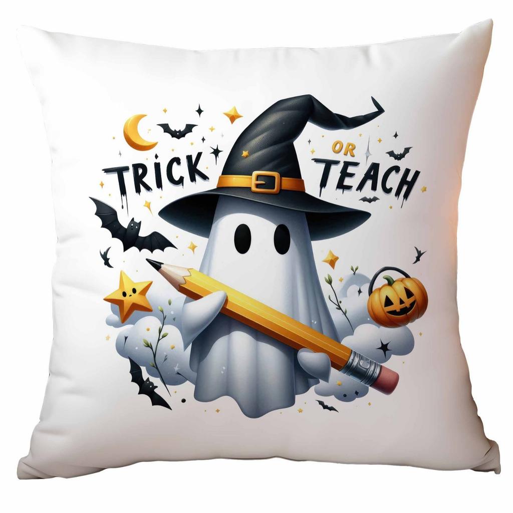 New Popular Halloween Pillowcase Cute Ghost Series Linen Material Halloween Sofa Decoration