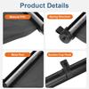 Universal Car Retractable Sunshade Curtain Sunshade With Suction Cup Heat-Insulating Side Window Curtains Car Curtains Parts
