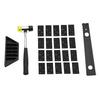 23-teiliges/Set Laminatboden Verlege-Set mit 20 Bodenabstandshaltern Klopfblock Hammer Zugeisen Vinylplanke Holzboden Verlegewerkzeug Set