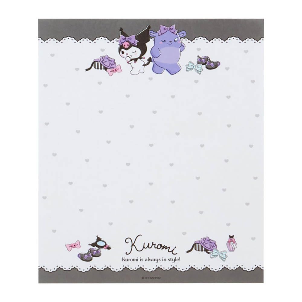 Sanrio Letter Set 16cm X X 22cm 493937 Character-Shaped (Kuromi) Package Approx. (W) 0.8cm (D) (H)
