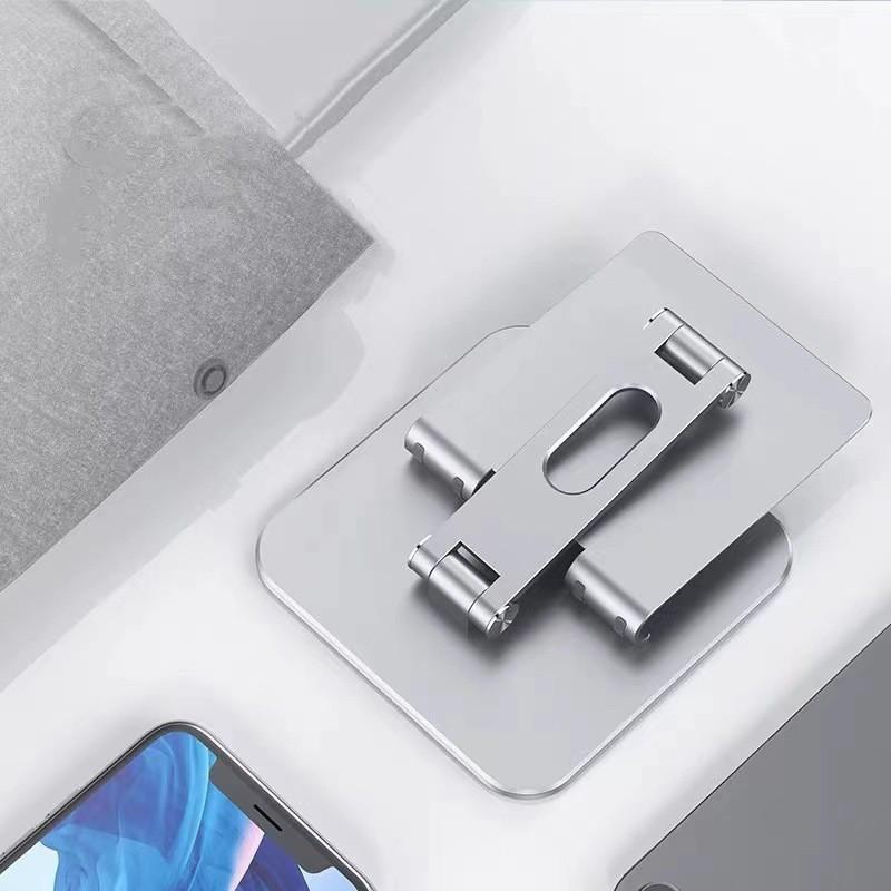 Adjustable Aluminum Tablet Desk Stand Phone IPad Laptop Streaming Study Foldable Metal Holder Black