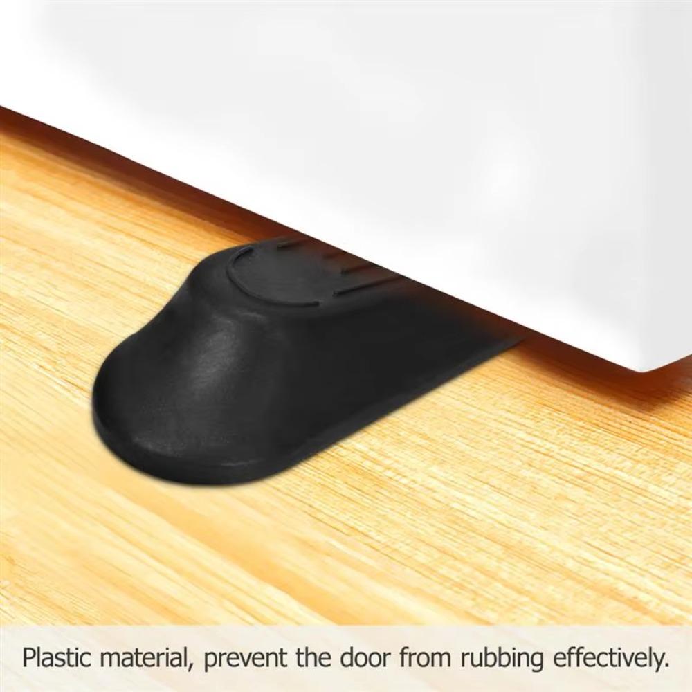5pcs Set Plastic Door Stop Stoppers Non-Slip Base Durable Heavy Duty Door Stopper Compact Size Buffers Door Block Wedge