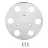 AC Compressor Clutch Pulley Cover Aluminum Alloy High Strength Rustproof for Sanden 508 SD5 Compressors Silver Chrome