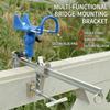Clamp on Fishing Rod Holder Adjustable Boat Pole Bracket Rustproof Yacht Mount Portable Bass Sea Gear Tackle Tool Angler Yacht