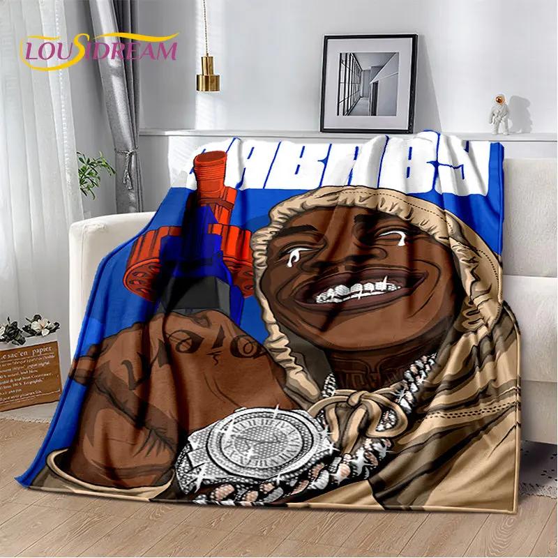 Hip Hop Art Rapper Legend Star Soft Plush Blanket,Flannel Blanket Throw Blanket for Living Room Bedroom Bed Sofa Picnic Cover 3D