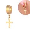 Personalized Anti -allergic Cross Ear Fink Korean Fashion Titanium Steel Penp Earrings Stainless Steel Earrings