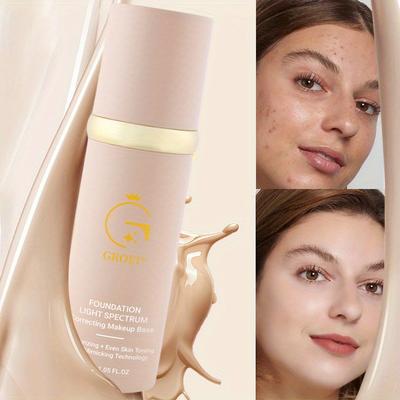 Tekutý make-up se středním krytím s SPF 50 Hydratační vyživující krémový make-up pro všechny typy pleti