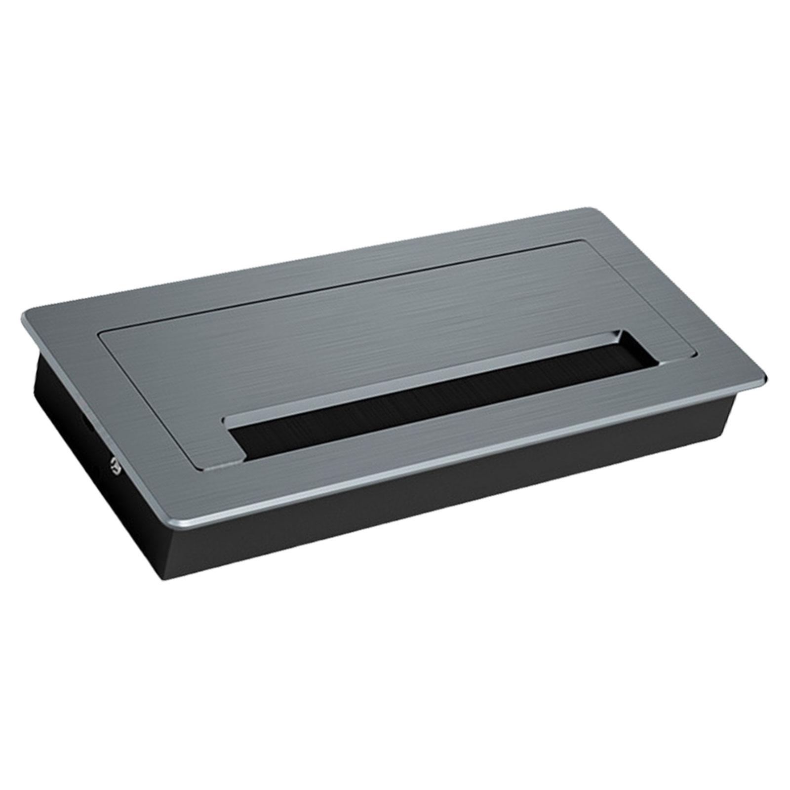 

Утолщенные настольные кабельные органайзеры-громметы с щеткой Домашний офисный органайзер для шнуров Вставки Прямоугольные крышки для кабельных отверстий 2