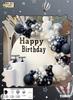 Balloon Garland Birthday Balloons White Black
