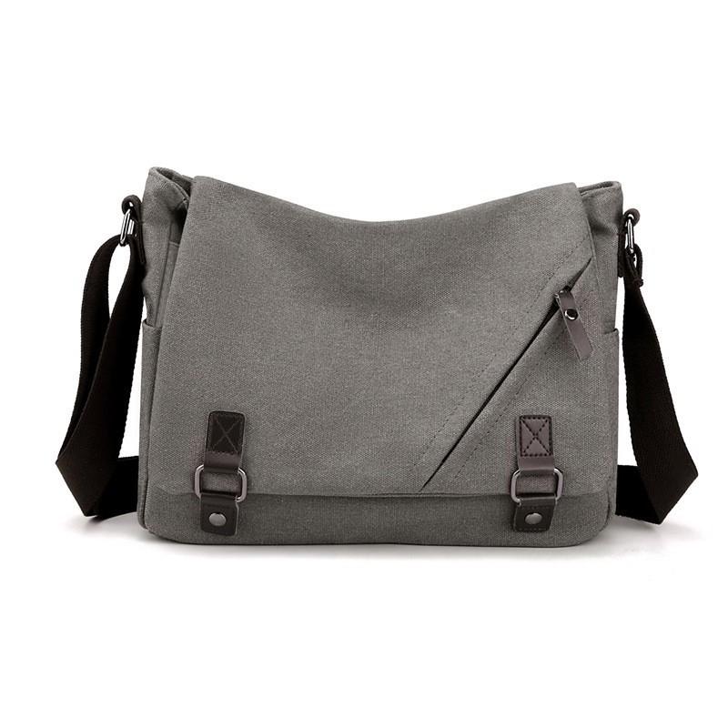 Lightweight Men's Bag Canvas Large-capacity Cross-body Multifunctional Fashionable Casual Shoulder