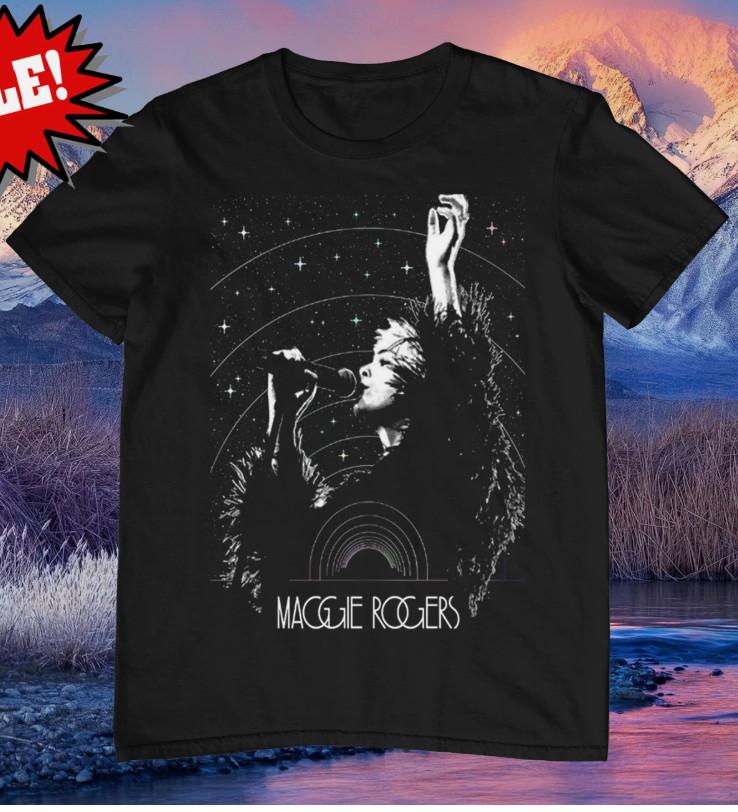 Rare Maggie Rogers Live In Concert Cotton Black Full Size Unisex Shirt J808 Unisex T-Shirt M