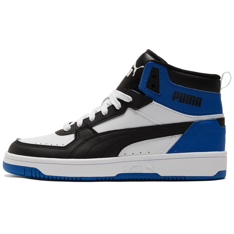 Puma Rebound Joy Unisex White Black Royal Sneakers 374765-10 EU 40