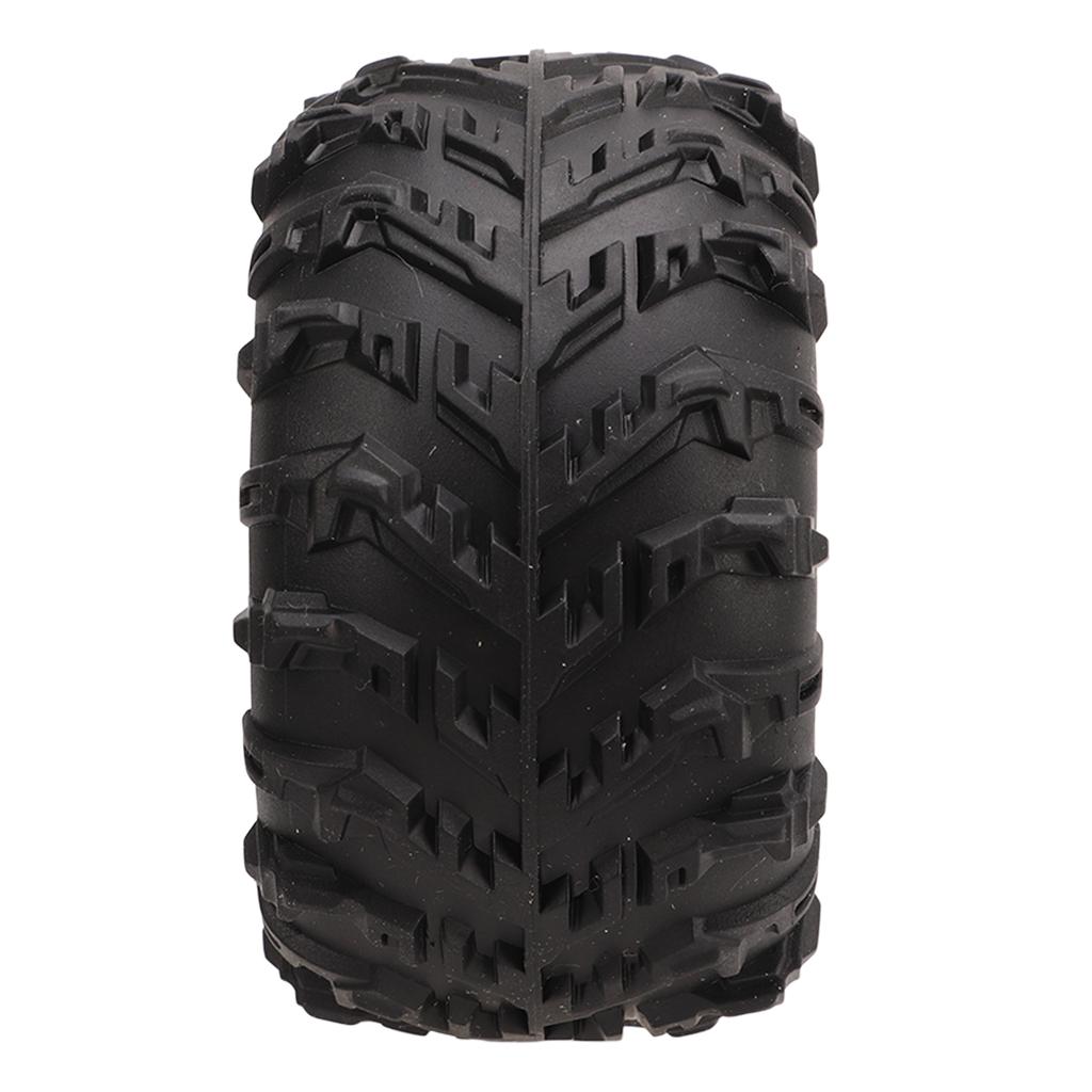 2 Pcs 85mm RC Car Tire 47mm Width 12mm Hex Adapter Rubber Car Replacement Tyres for SCY 16101 16102 1/16 RC Car