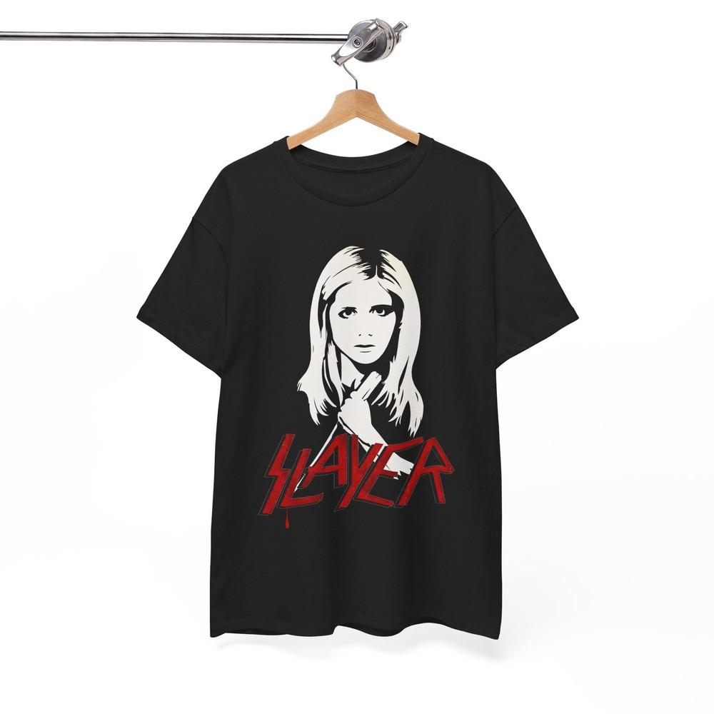 Slayer Tshirt Buffy the vampire Slayer Shirt BTVS Metal Shirt Unisex Tee Unisex T-Shirt XXL