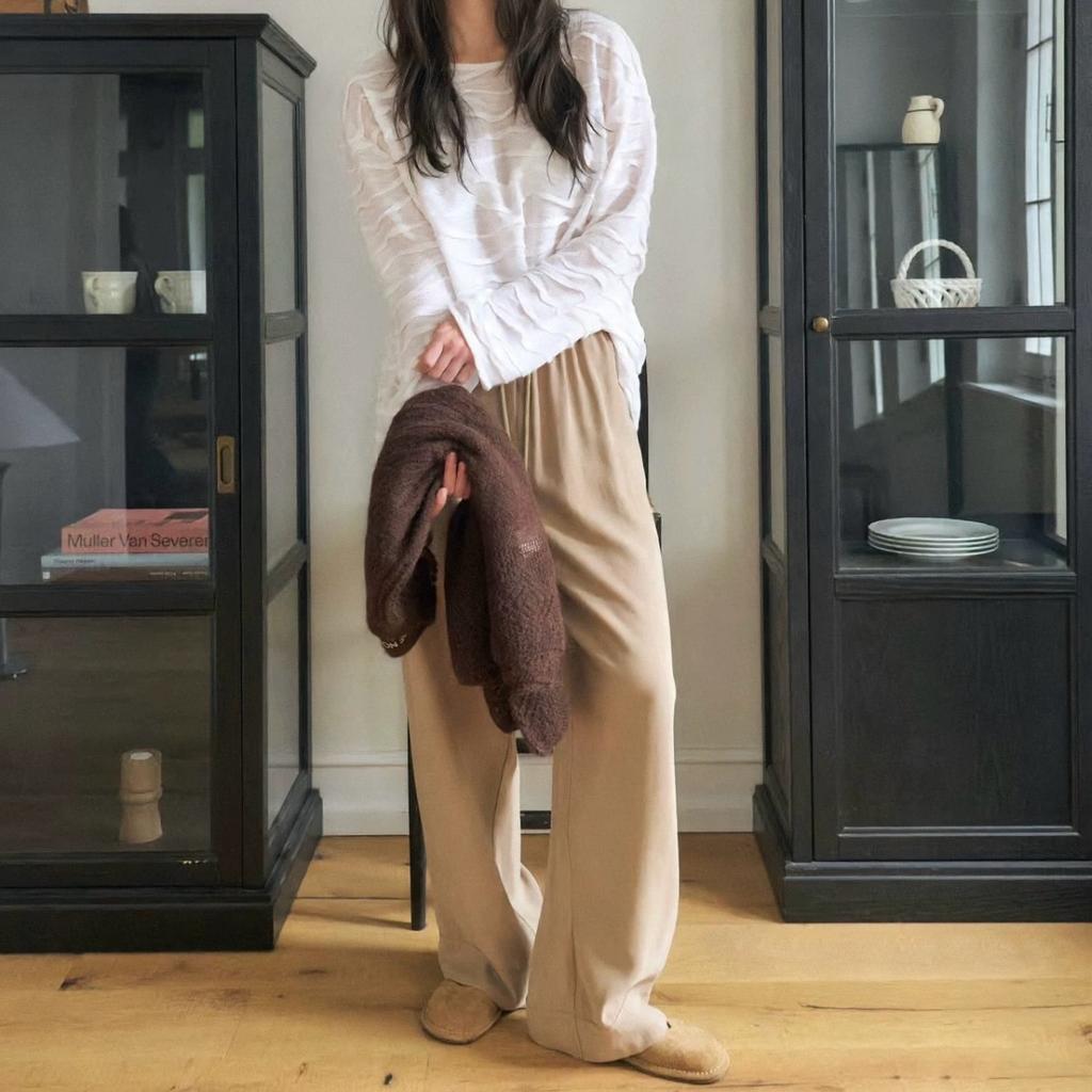 Fashion Spring Autumn Women's Flat Shoes 2025 New Comfortable Round-toe Mary Jane Shoes Female Ballet Lace-up Loafers For Women