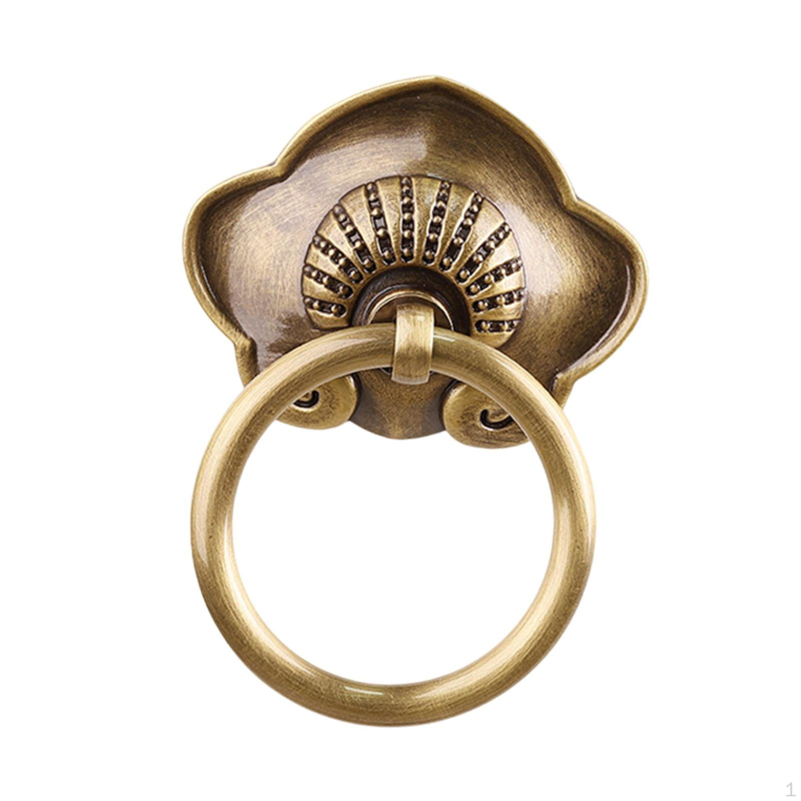 

Ручка для ворот, дверная фурнитура, декоративный латунный молоток, прочная тяга для сада бронзовый