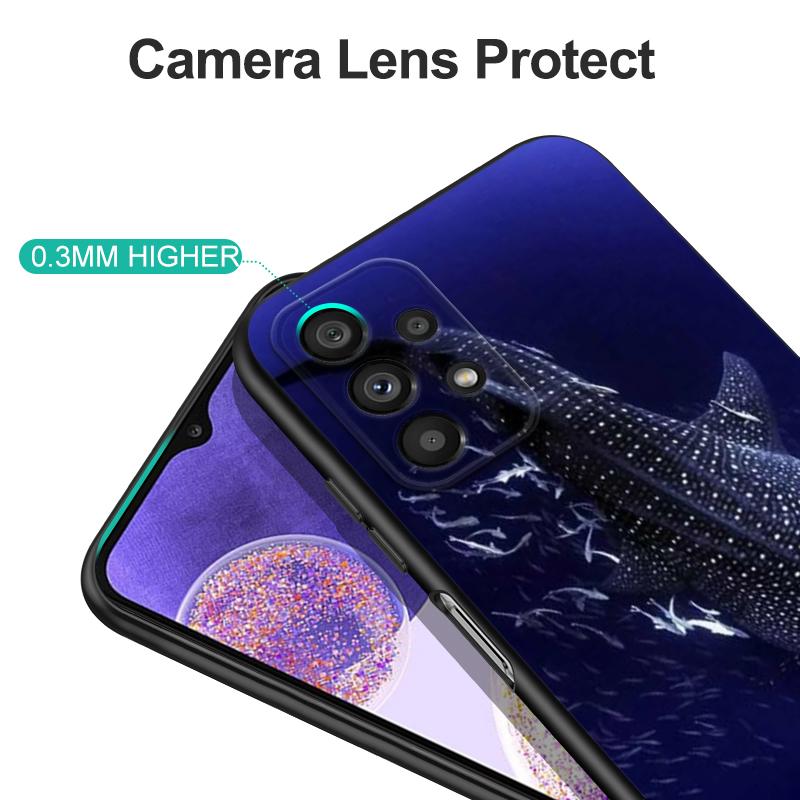 Black Tpu Case For Huawei Y9S Y6S Y8S Y5P Y7P Y8P Y7 Y5 Lite Prime 2018 Y6 2019 Cover Whale Shark