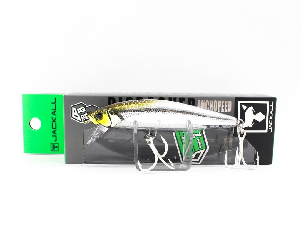 Leurre Jackall Big Backer Anchopeed - 84mm 27g Rouge/Or - Pêche Sel - Neuf