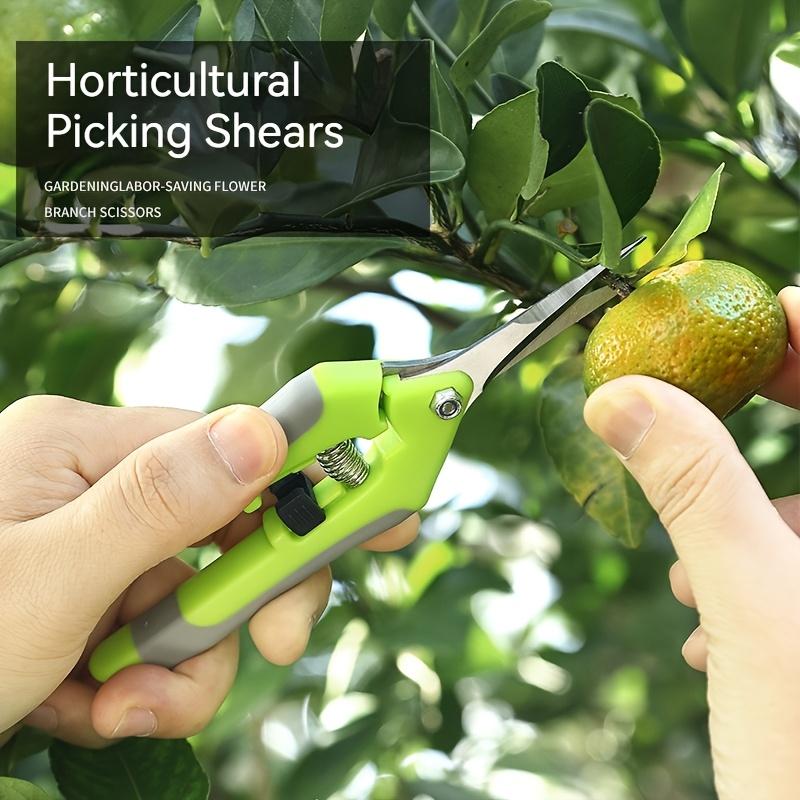 2ks sada zahradních nůžek z nerezové oceli – všestranné nástroje pro zahradnictví a péči o trávník pro zastřihování větví, ovoce a další